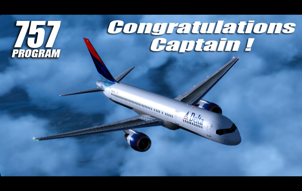 New 757 Captain, Sean Lewis