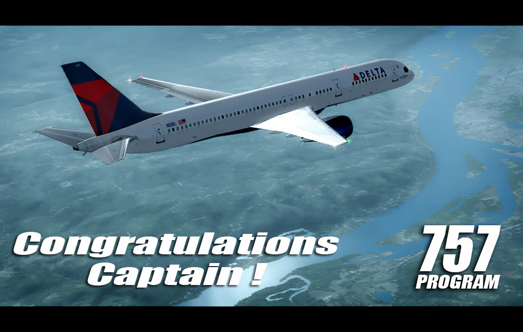 New 757 Captain, Brad Crockett