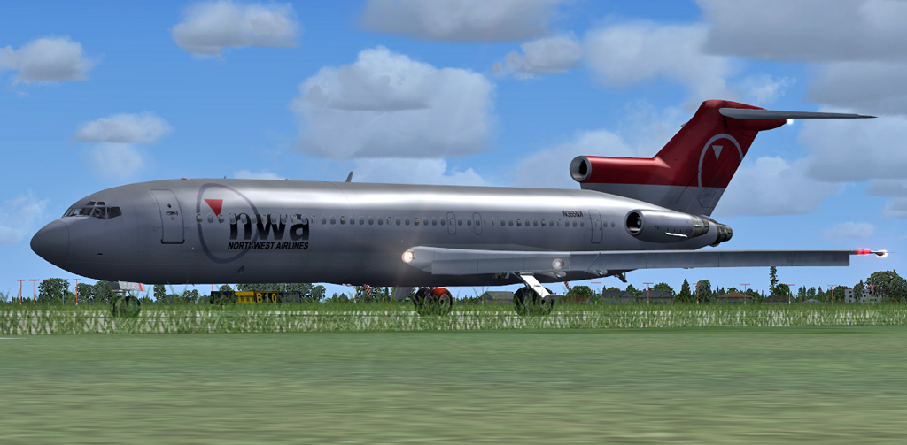 NWA 727 at KMCO