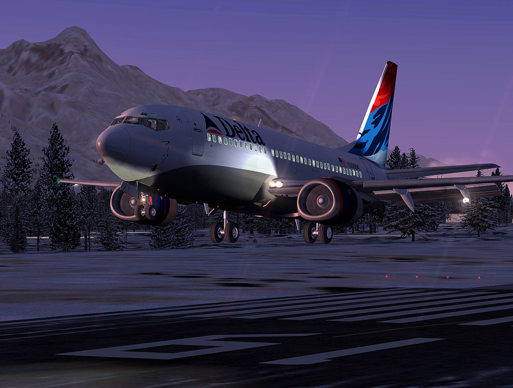 737-300 at KJAC
