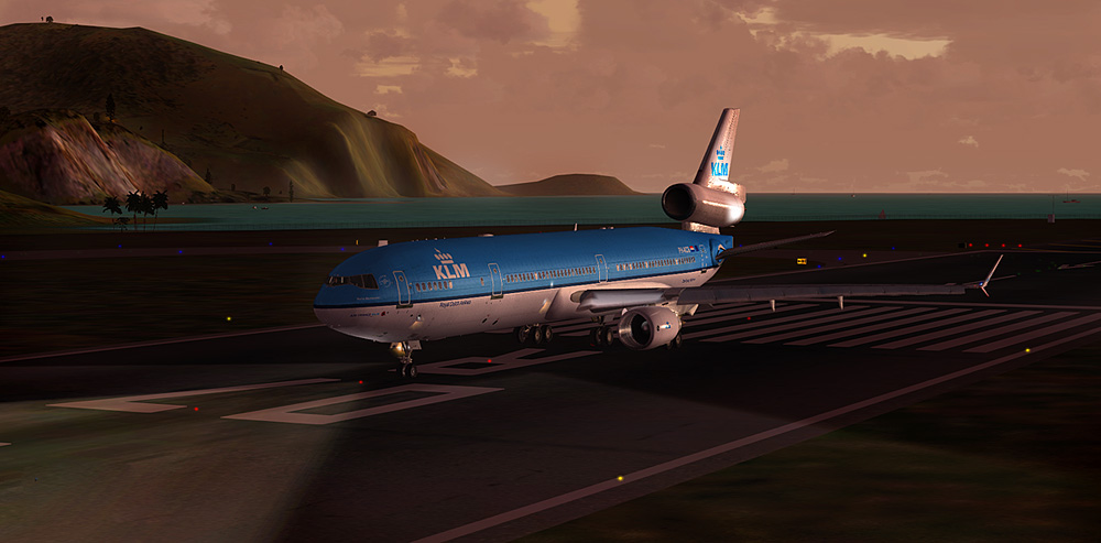 KLM MD11 at Hong Kong