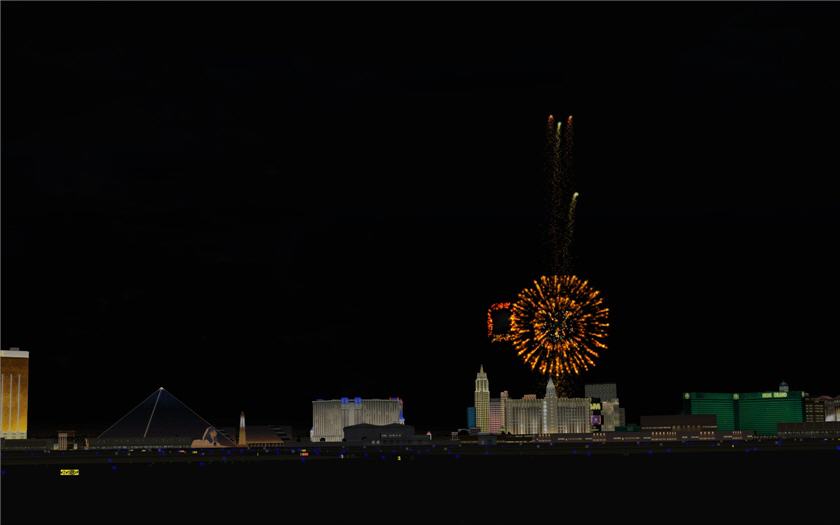 Fireworks in FSX