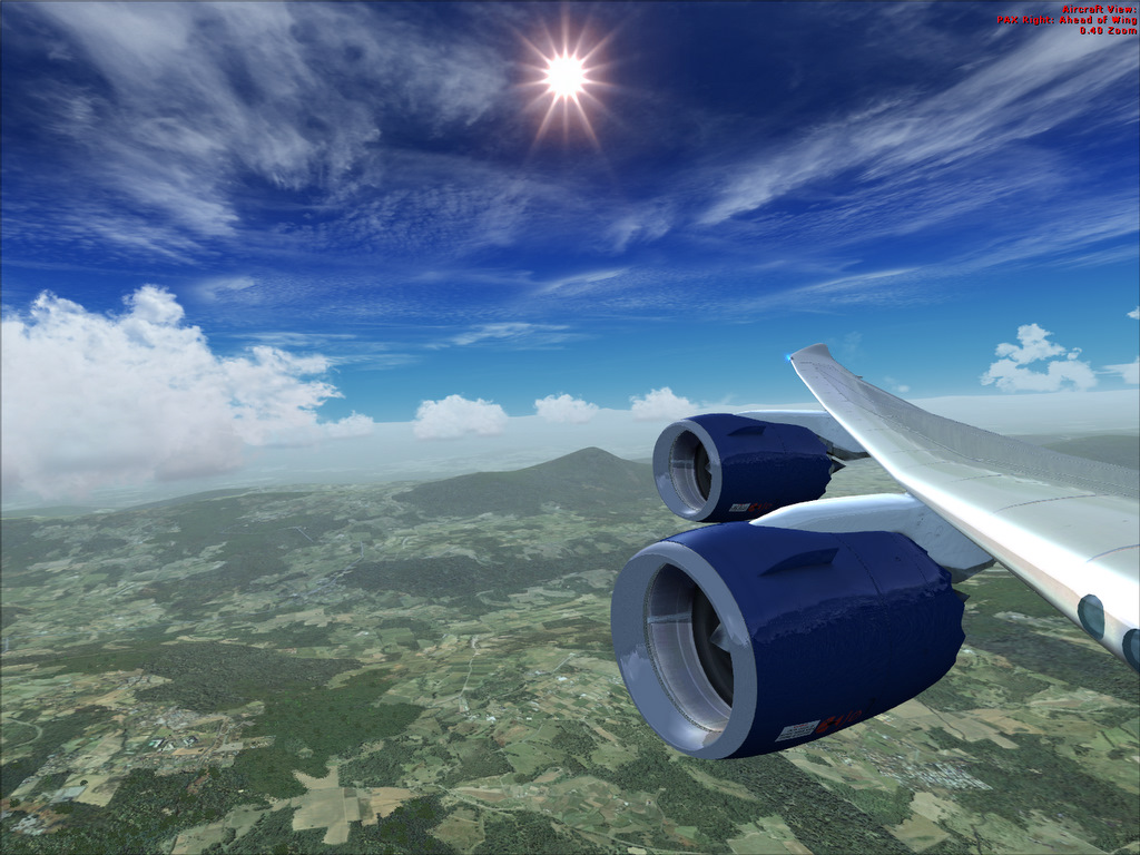 Approaching Bogota on B748