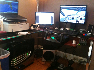 My flightdeck.....