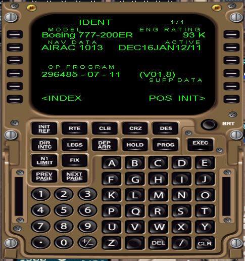 Have ISG and want that Initial Screen to show aircraft type?