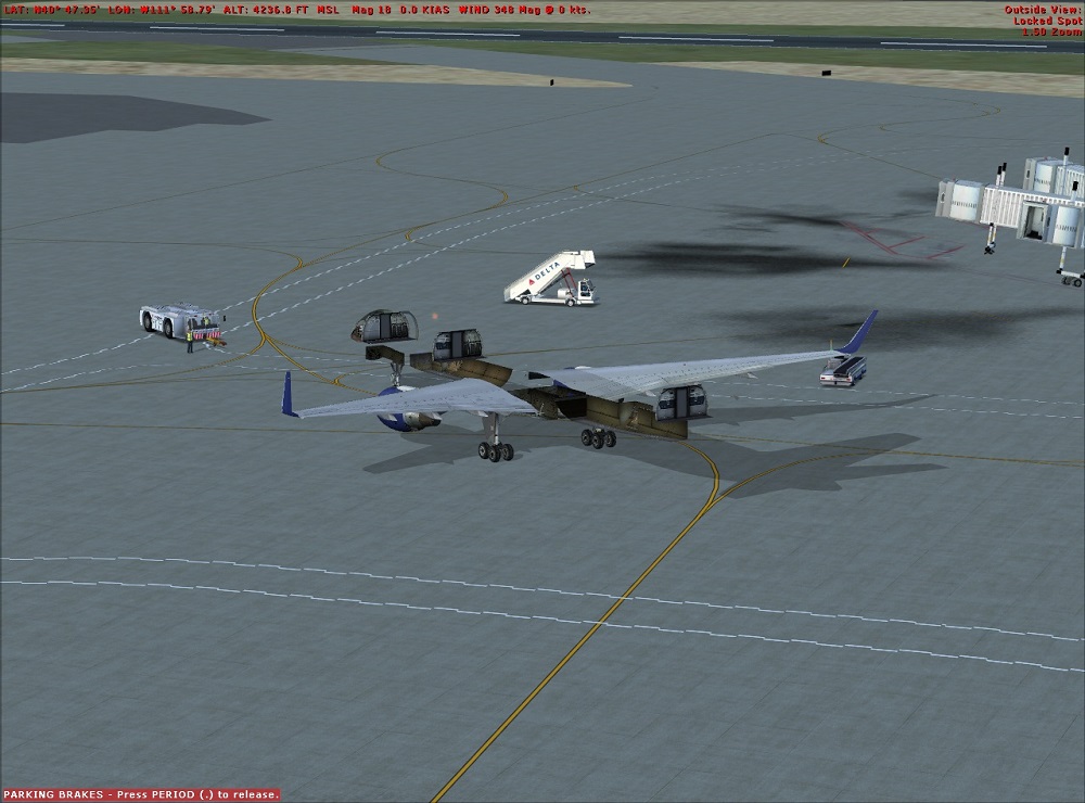 Off to KDEN for the event...just me and my floating cockpit...