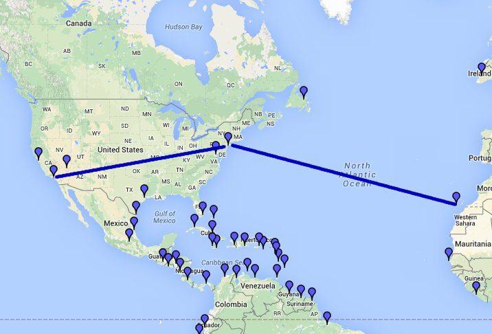 Added B747-100 Flight to Canary Islands