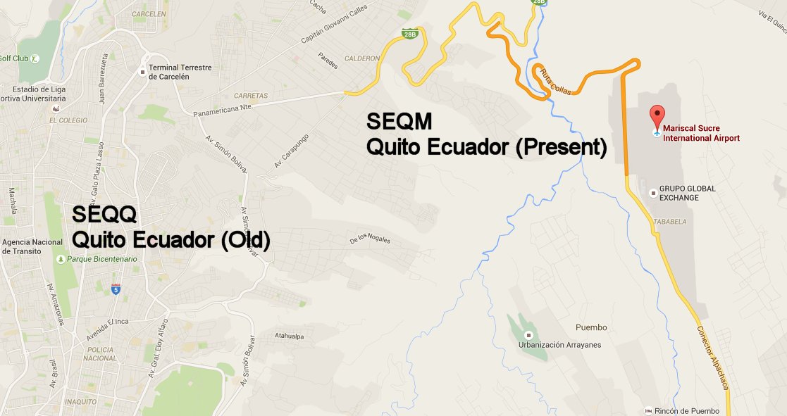 Quito Ecuador (SEQQ and SEQM)