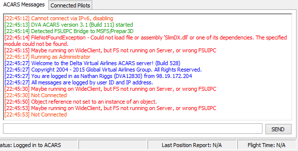 ACARS Trouble