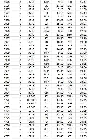 More flights added