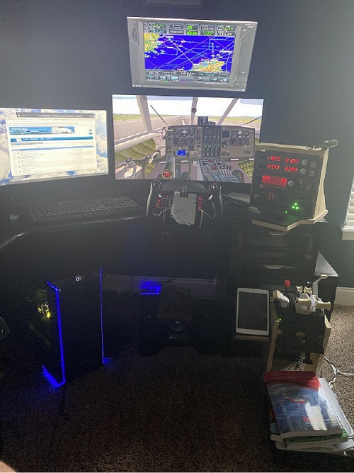 Work in Progress flight deck